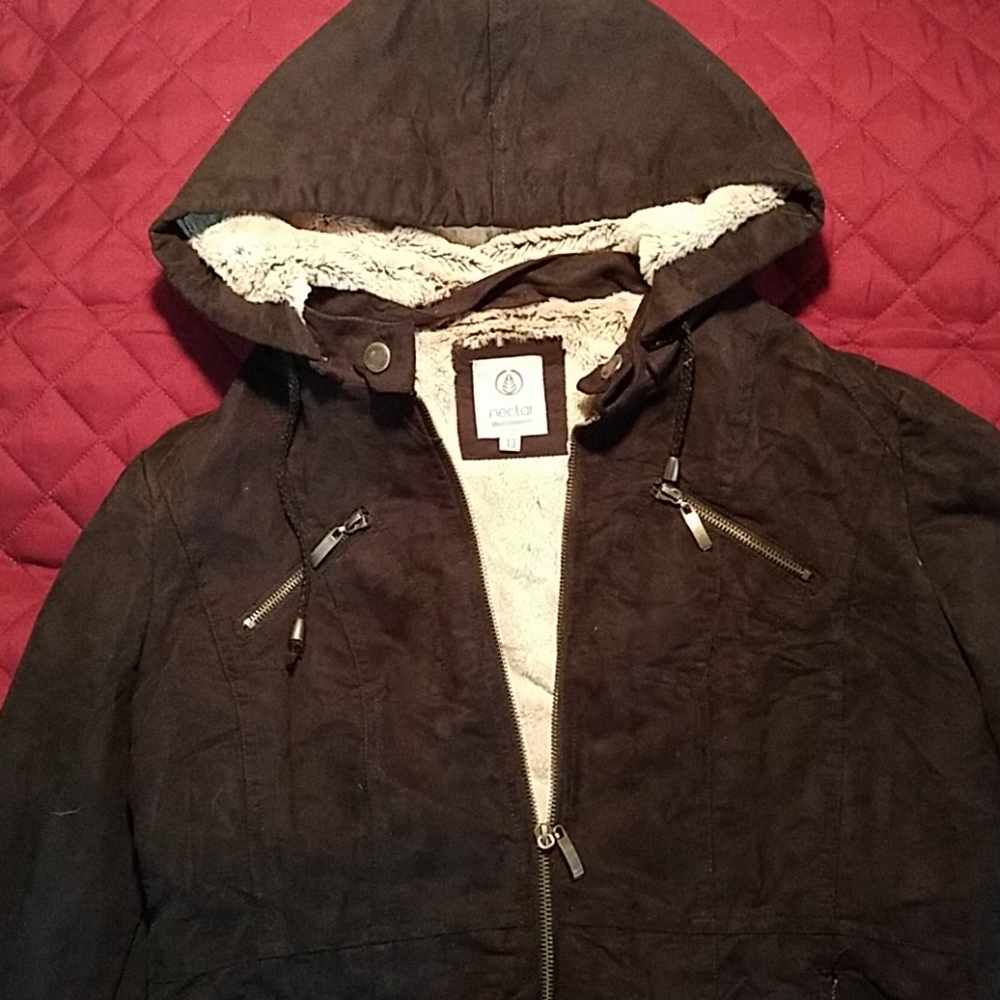 Suede black jacket